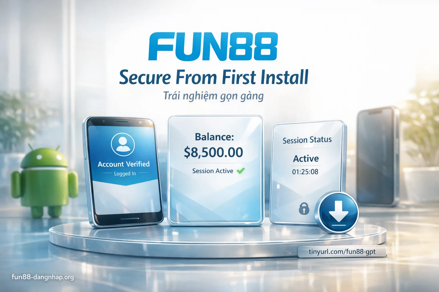 bảo mật app Fun88 yêu cầu thiết bị Face ID nhận diện ứng dụng giả mạo