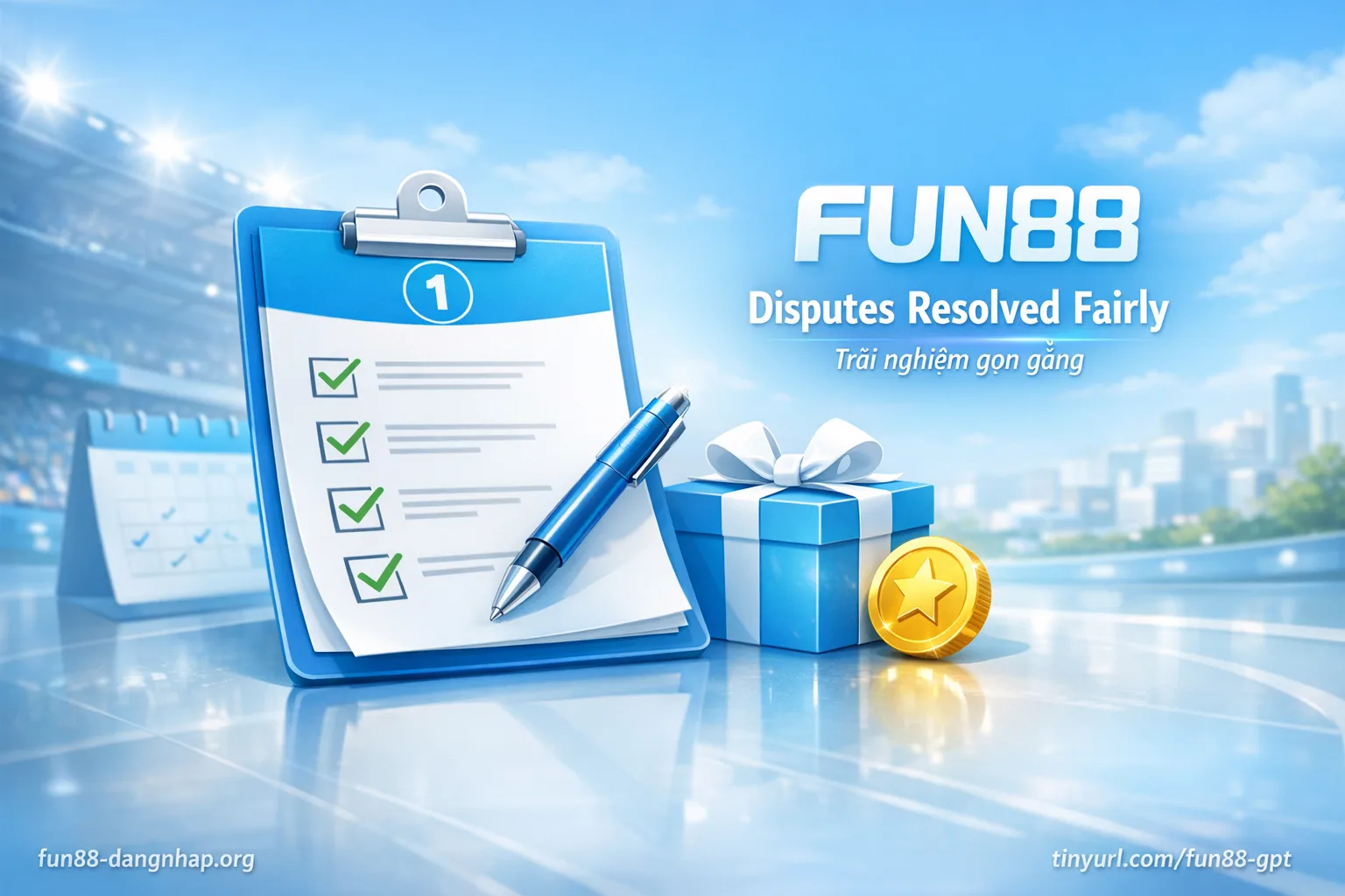Quyền lợi và xử lý tranh chấp Fun88 khiếu nại minh bạch công bằng